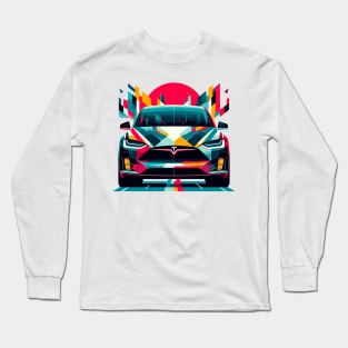 Tesla Model X Long Sleeve T-Shirt